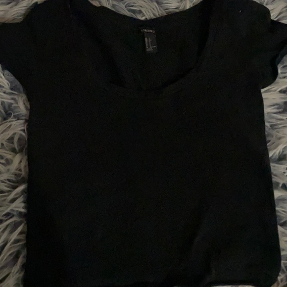 plain black tee - Picture 1 of 3